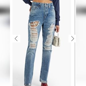 Good American Good Boy Good Distressed Jeans Size 6/28